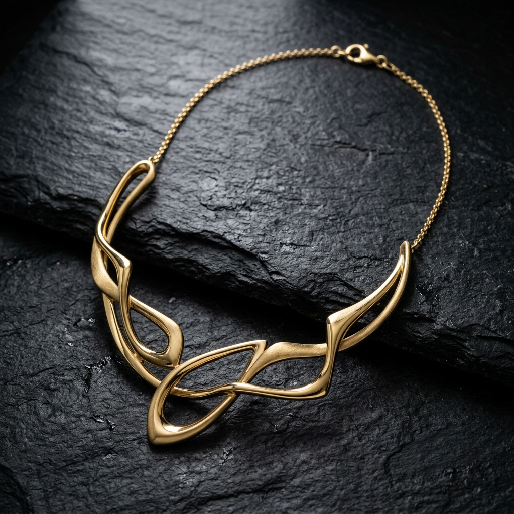 Modern Sculptural Necklace