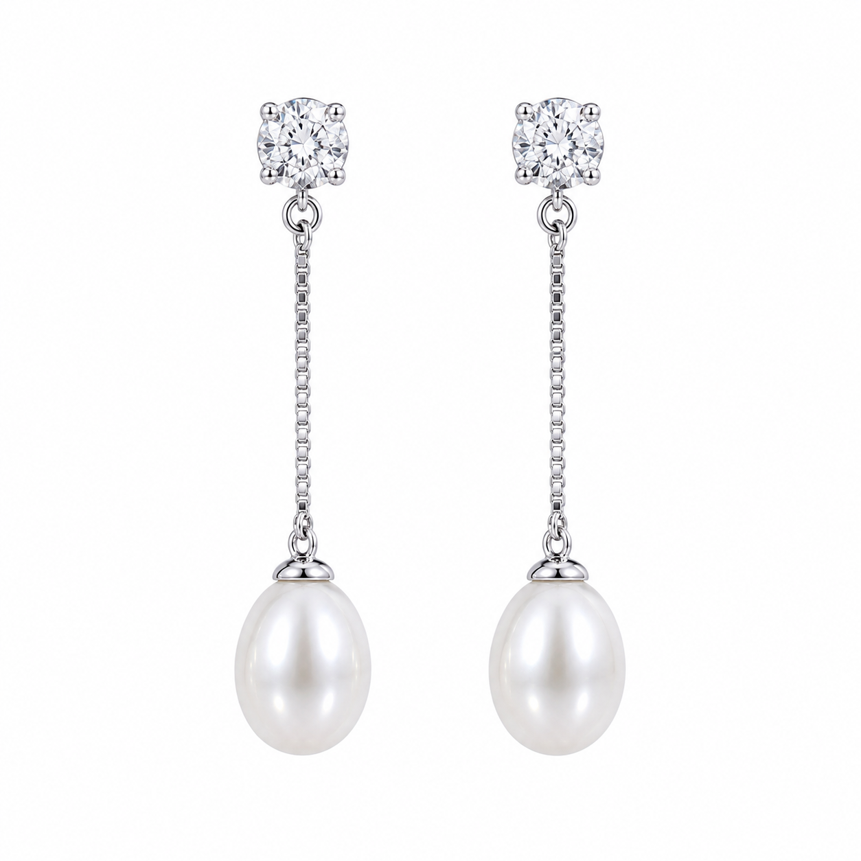 Elegant Pearl Drop Earrings