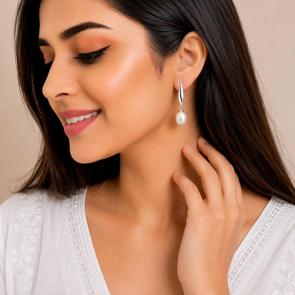 Padmini Emerald Kundan Chandbali