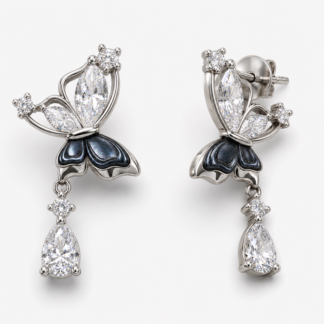 Chahat Delicate Pearl Drop Studs
